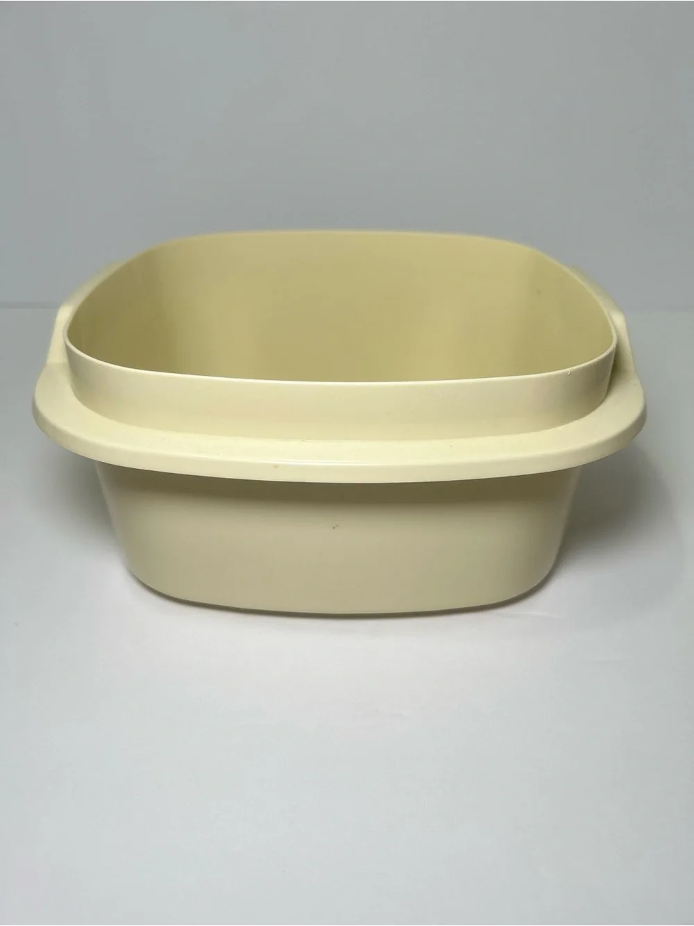 Vintage Tupperware Steam N Store Bowl Harvest Gold With Lid Strainer